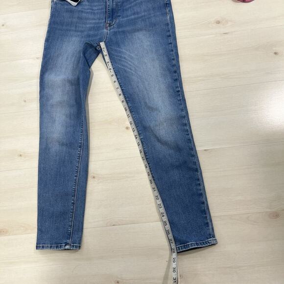 Hudson Jeans Size 31 Natalie Mid Rise Super Skinny Med Wash Blue - Picture 5 of 10